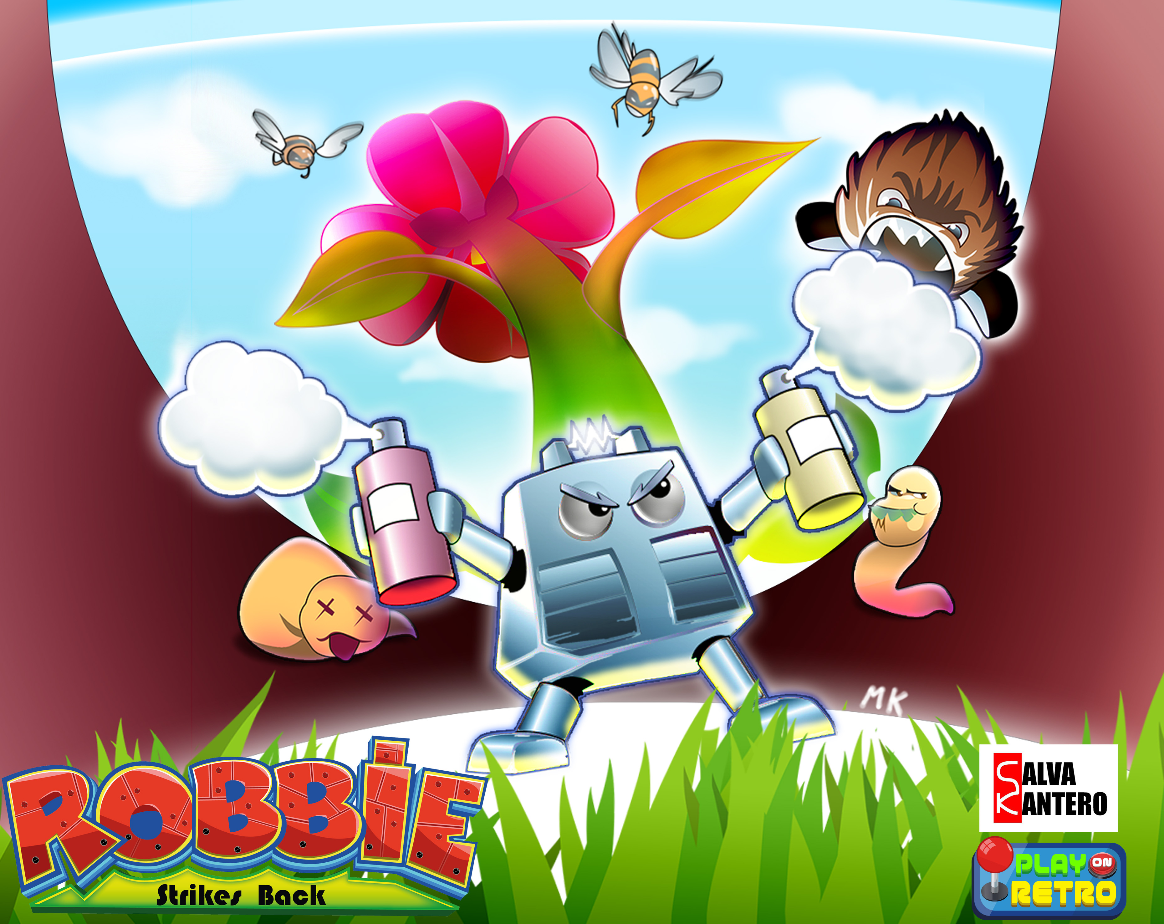 Cover image for ROBBIE STRIKES BACK! (Amstrad CPC) V1.2