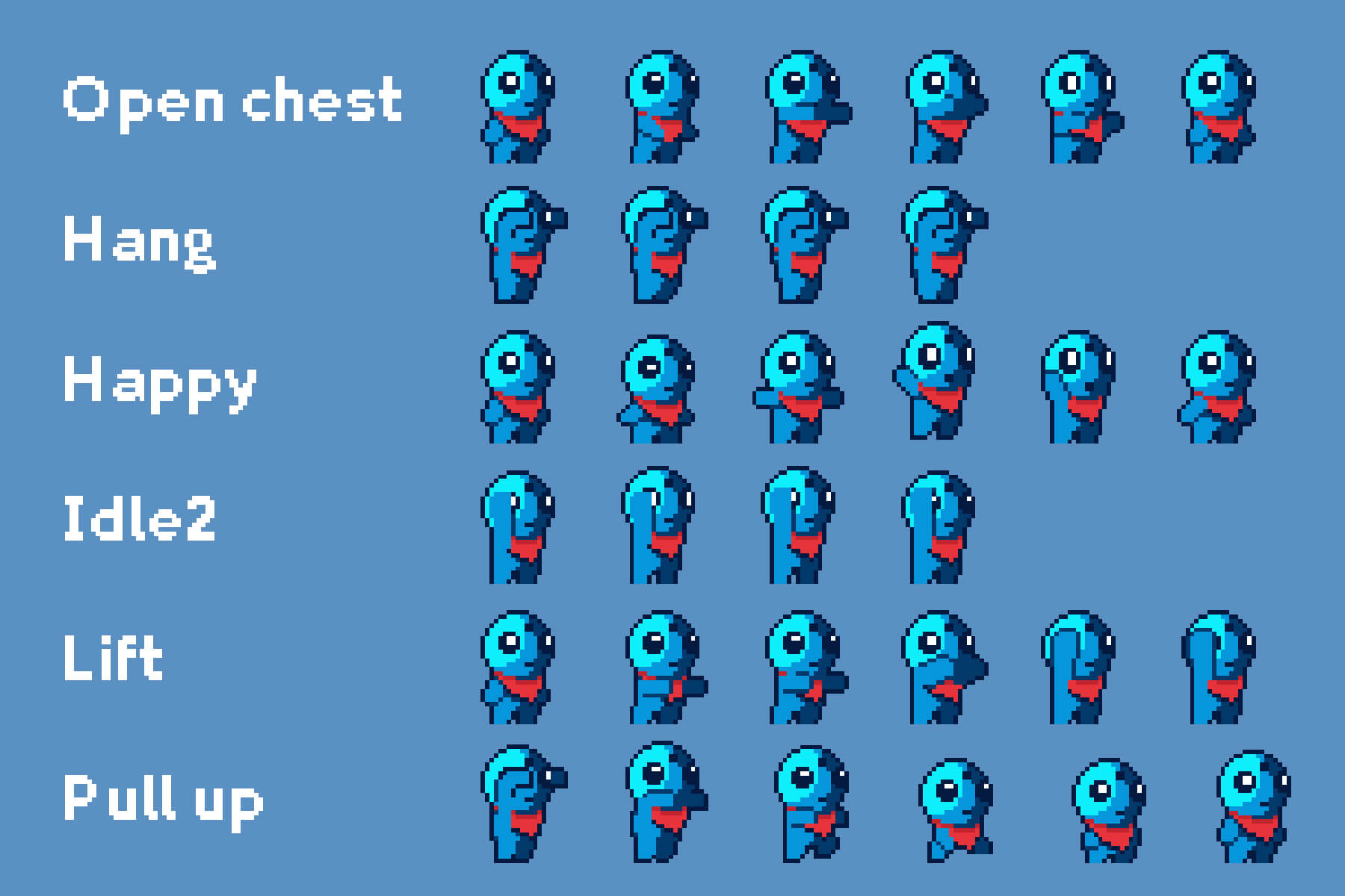 Tiny Heroes Sprite Pack 2 by Free Game Assets (GUI, Sprite, Tilesets)
