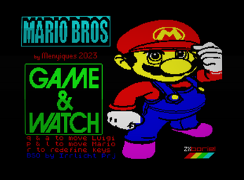 Mario Bros G&W -ZX Spectrum-