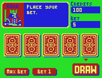 Video Poker -TRS-80 MC-10-