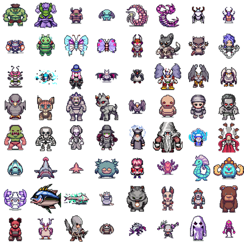 RPG monster pack by Tequila Studios