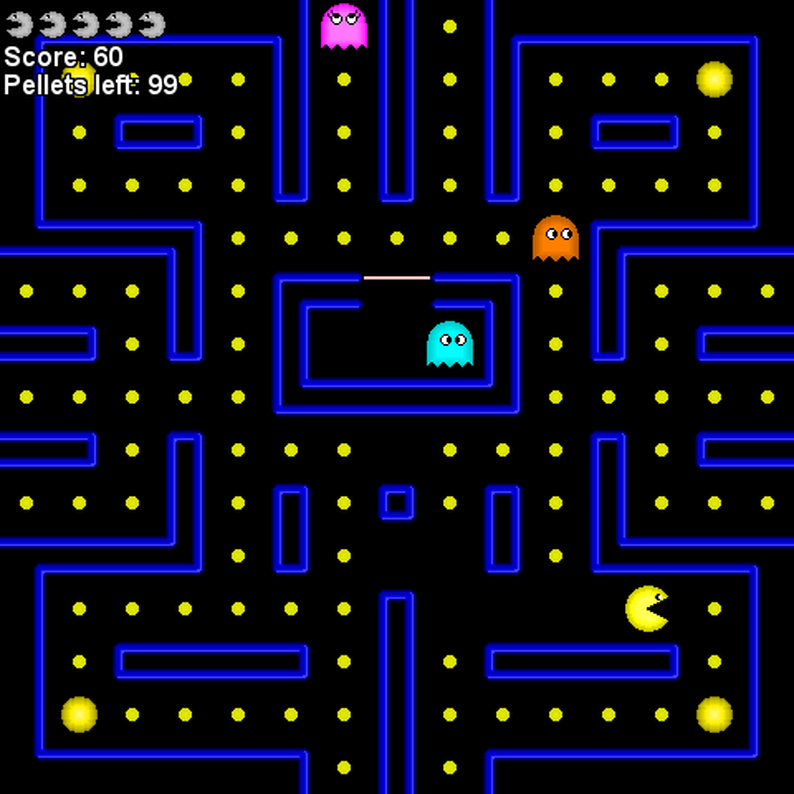 Gamemaker Pacman Beta Game by Lebel Studios