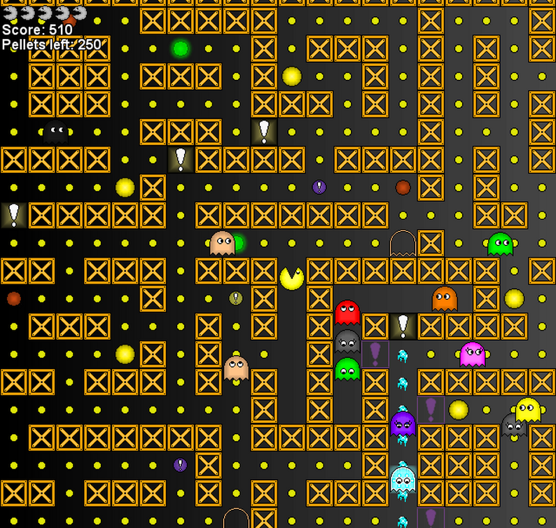 Gamemaker Pacman Beta Game by Lebel Studios