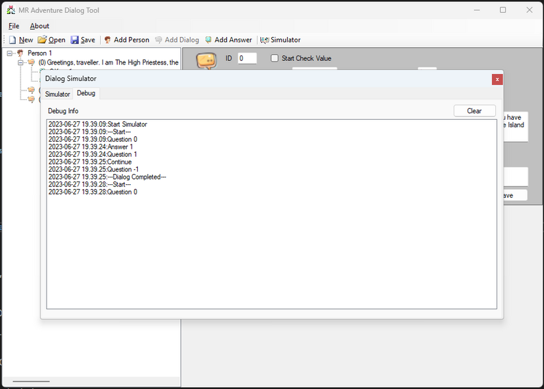 MR Adventure Dialog Tool - New web release by MisterMR