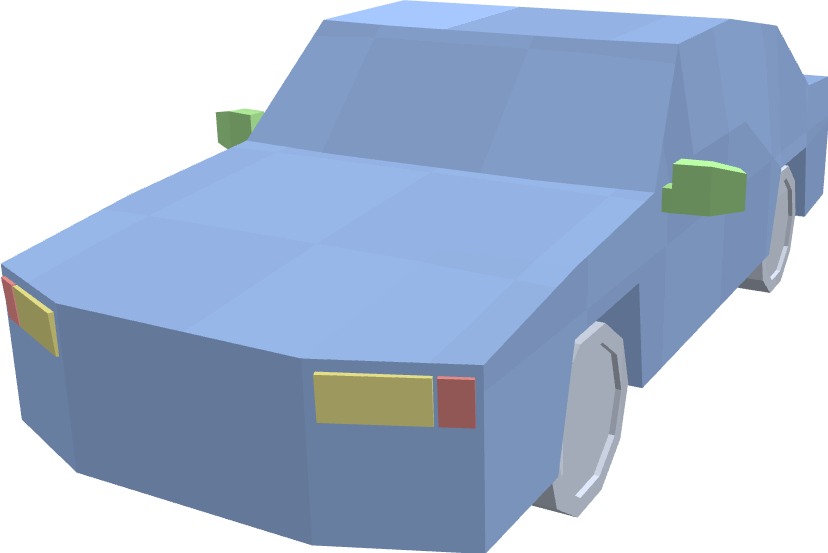 Low Poly Car By Crusader By TheSaintCrusader