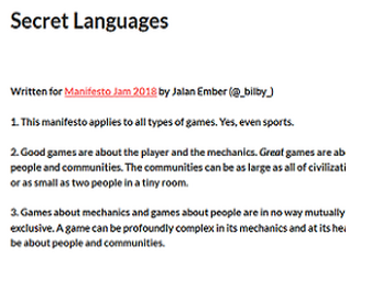 Secret language and language games