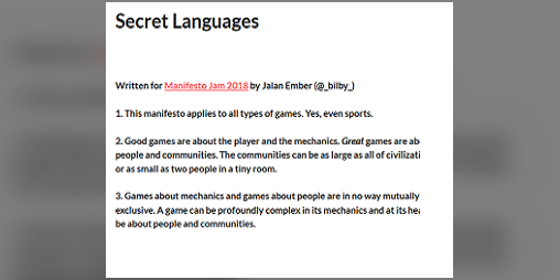 Cover image for Secret Languages