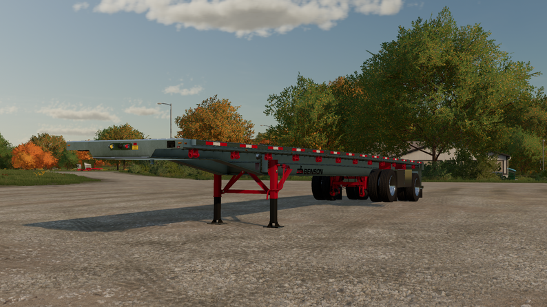 FS22 Benson Flatbed by Status Low Modding