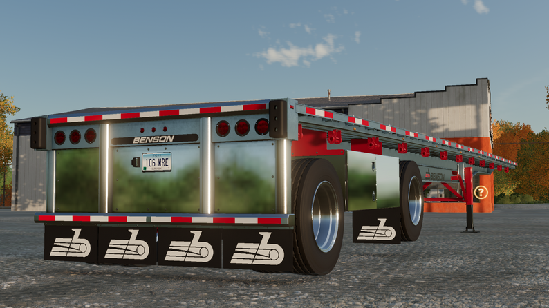 FS22 Benson Flatbed by Status Low Modding