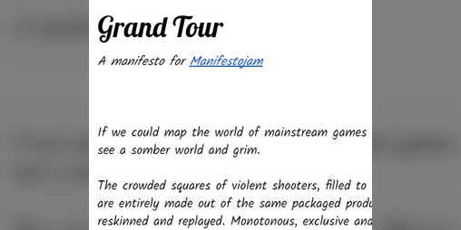 Cover image for Grand Tour