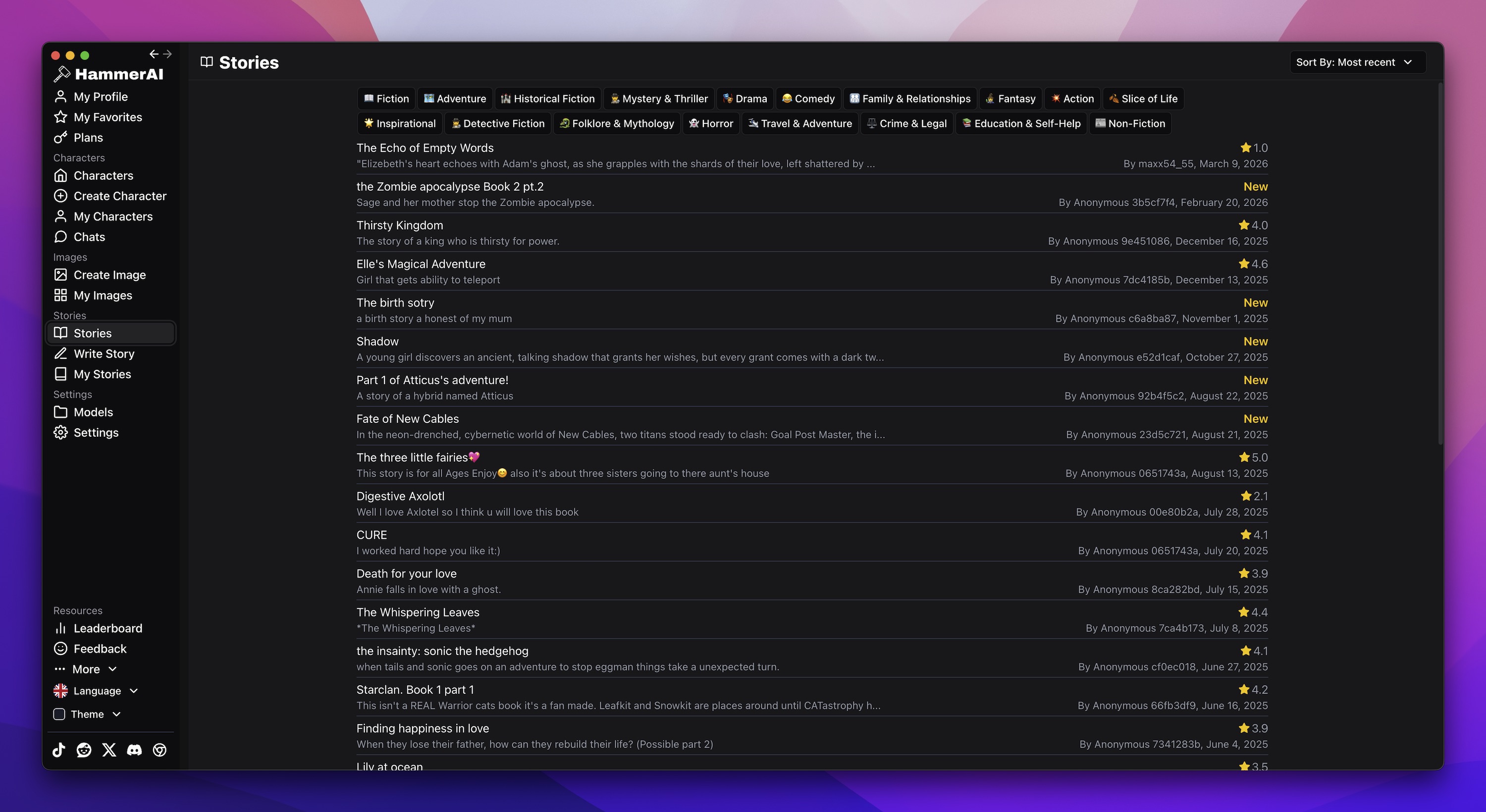 Screenshot 6 for HammerAI | Free & unlimited AI chat running on your computer