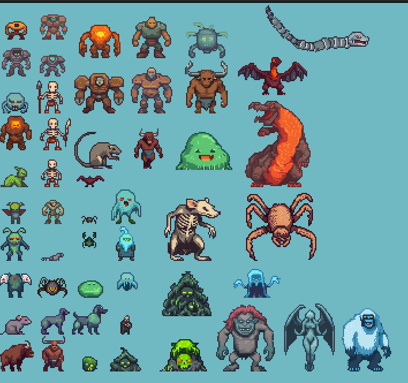 Pixel Monsters Megapack by Blacis