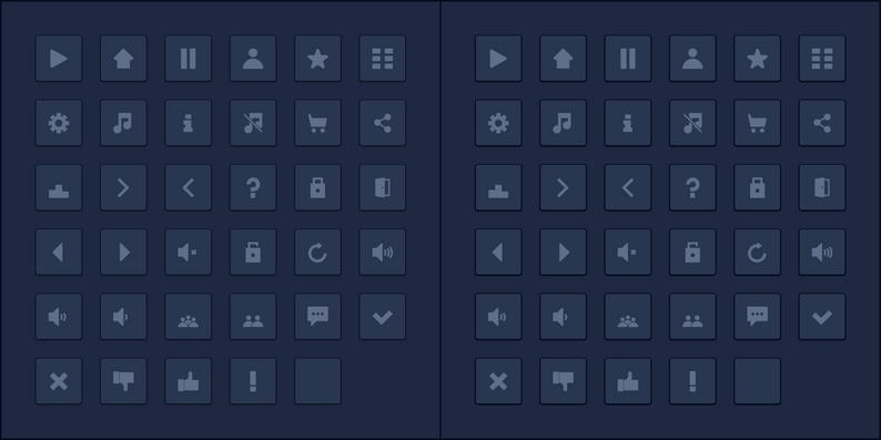 Hi-Tech Buttons Pack I by Prinbles
