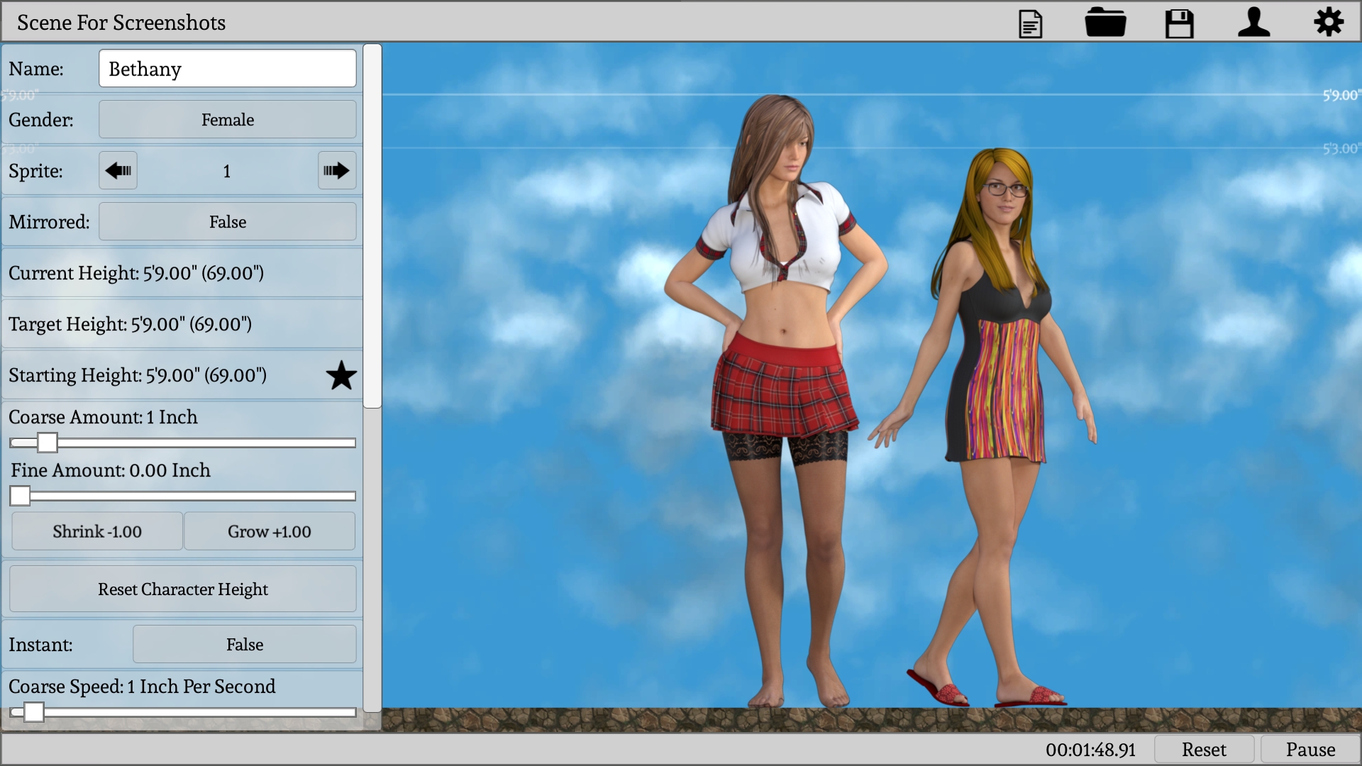 Character Height Companion By GamesFrog