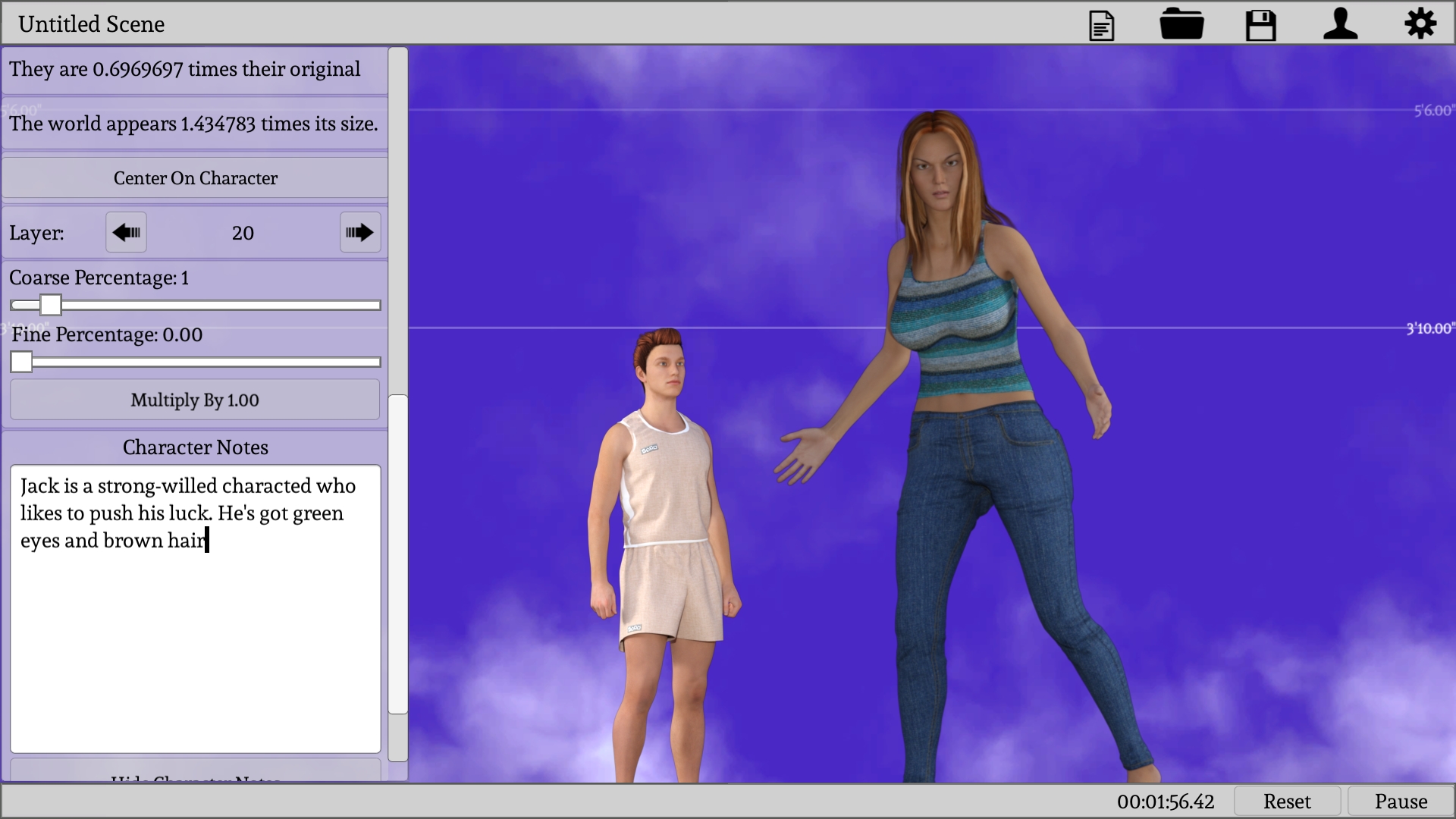 Character Height Companion By GamesFrog