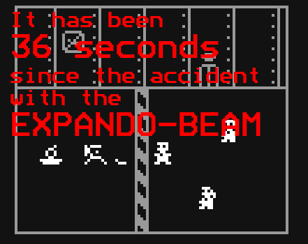 Cover image for It has been 36 seconds since the accident with the Expando-Beam