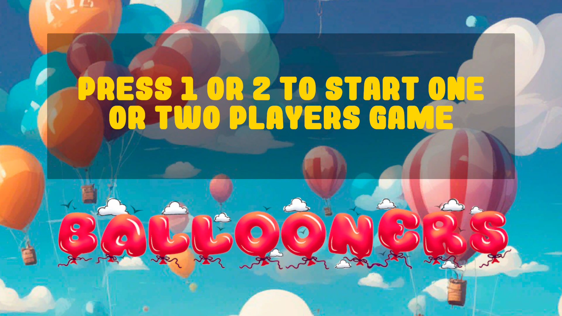 Ballooners By Retromakes For GAME LAB Itch io