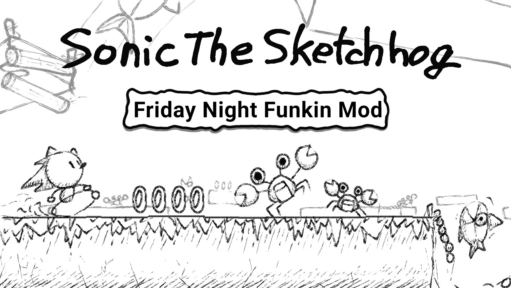 FNF VS Sonic The Sketchhog By Kreg
