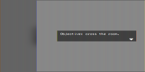 Cover image for Objective: cross the room.