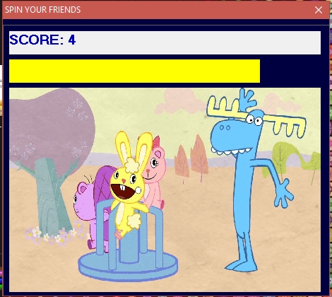 Cover image for HTF clicker to spin friends minigame