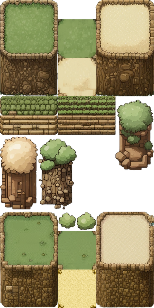 SDXL assets for rpg maker by AI_lab