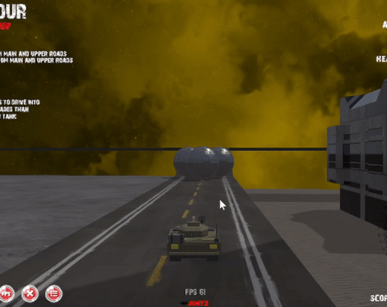 Tank vs. Dinos by Antz