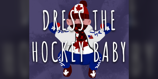 Cover image for DRESS THE HOCKEY BABY