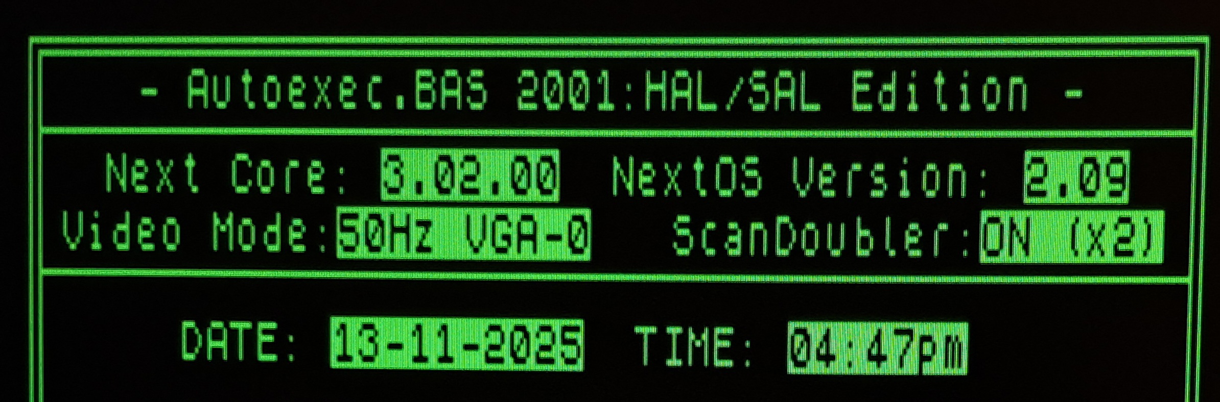 2026 enhancements - released 27-12-2025 - 2001 - HAL/SAL themed