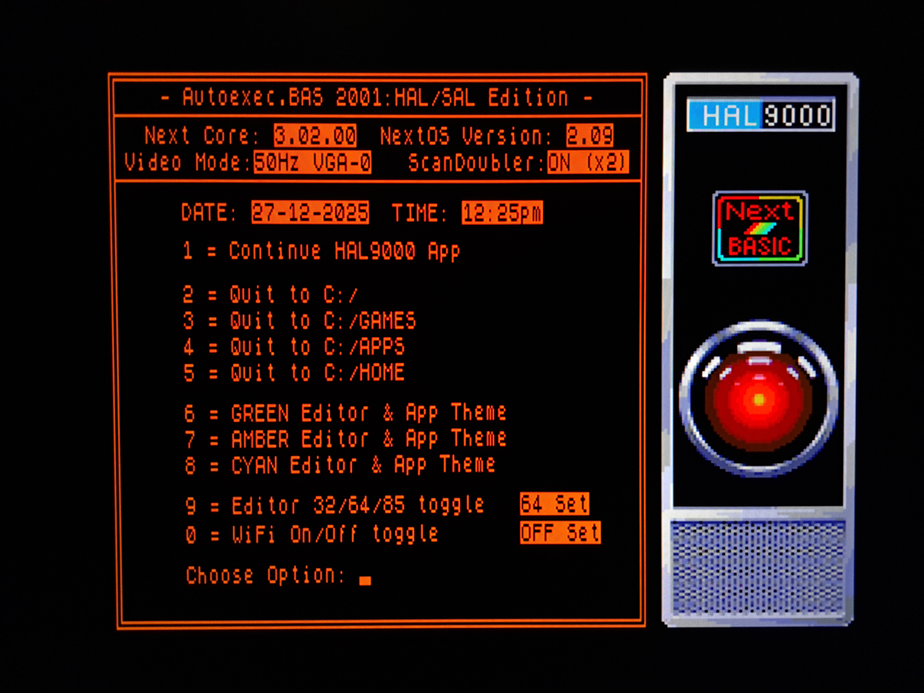 2026 enhancements - released 27-12-2025 - 2001 - HAL/SAL themed