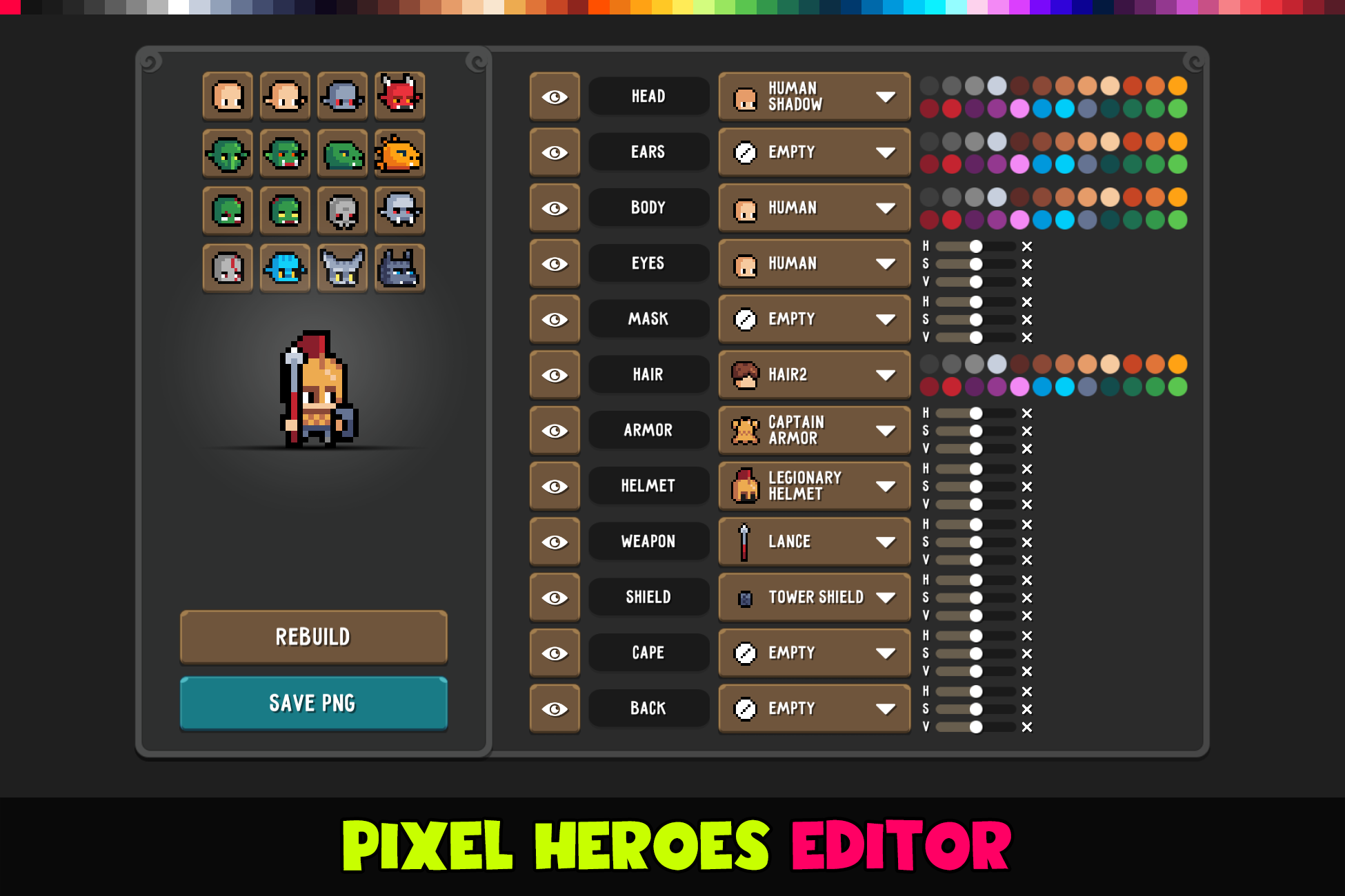 Pixel Heroes: Fantasy Editor by Hippo