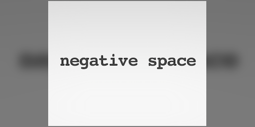 Cover image for Negative Space