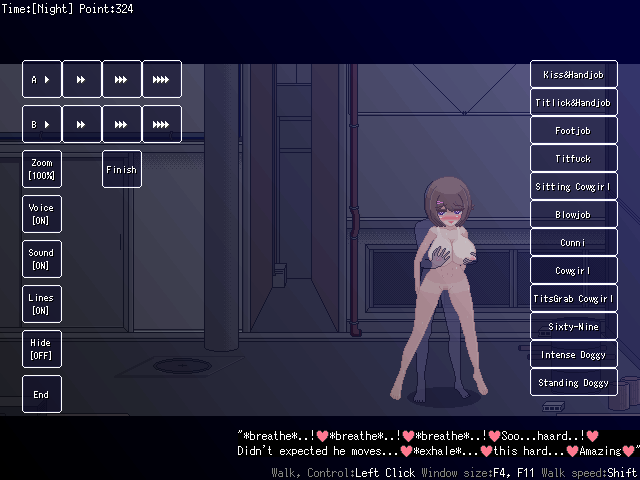Screenshot 5 for [Full Ver.]Huge-Tits Senpai's Reverse-NTR Seduction! Pixel-Sex Life Sim!
