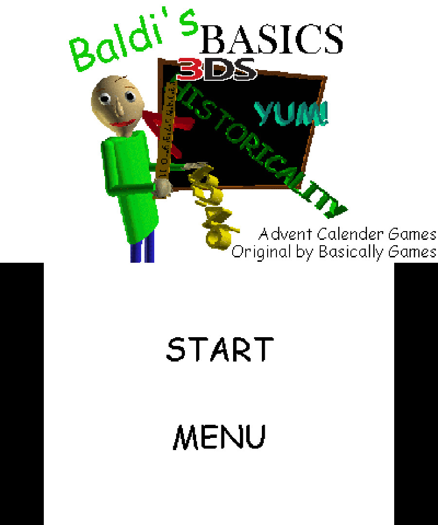 Screenshot 2 for Baldi's Basics 3DS