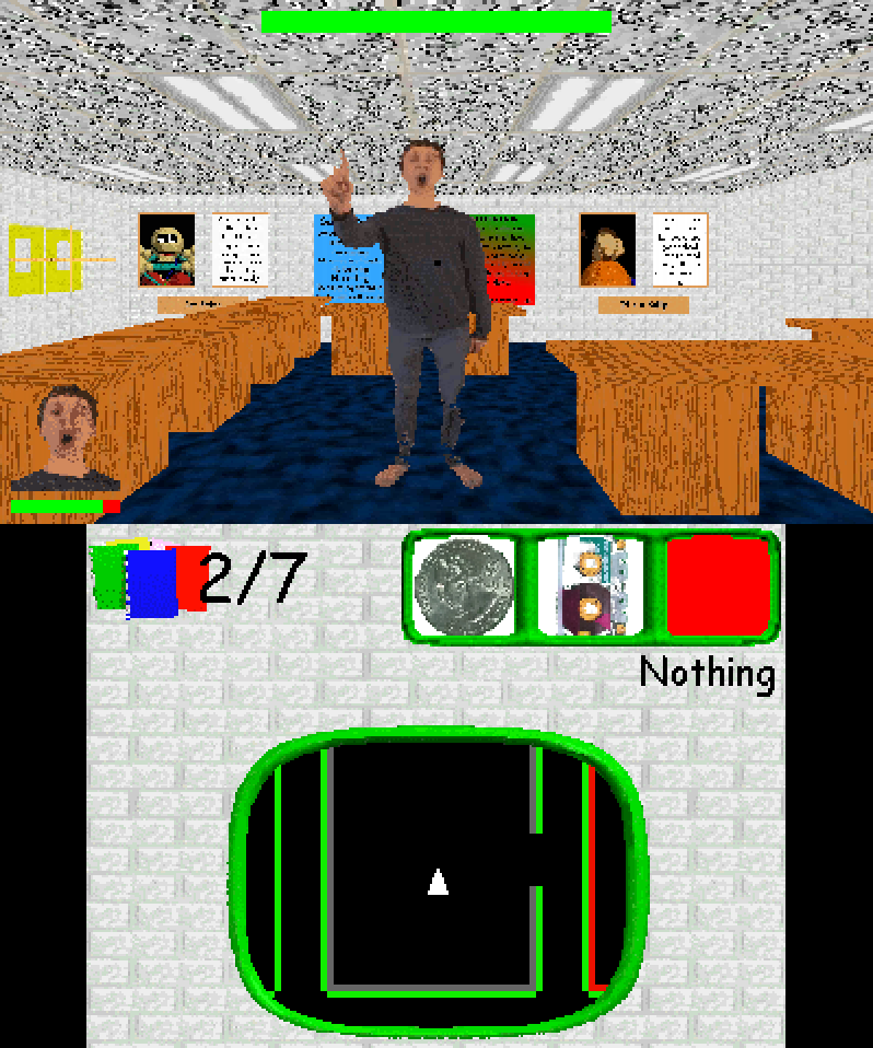 Screenshot 6 for Baldi's Basics 3DS