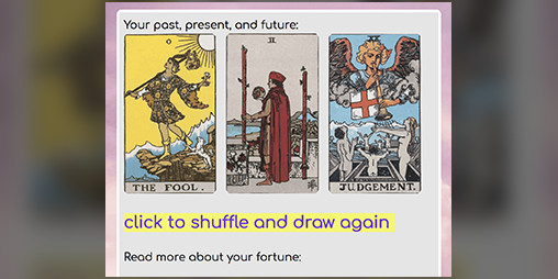 Cover image for The Public Tarot: Generative Fortunes