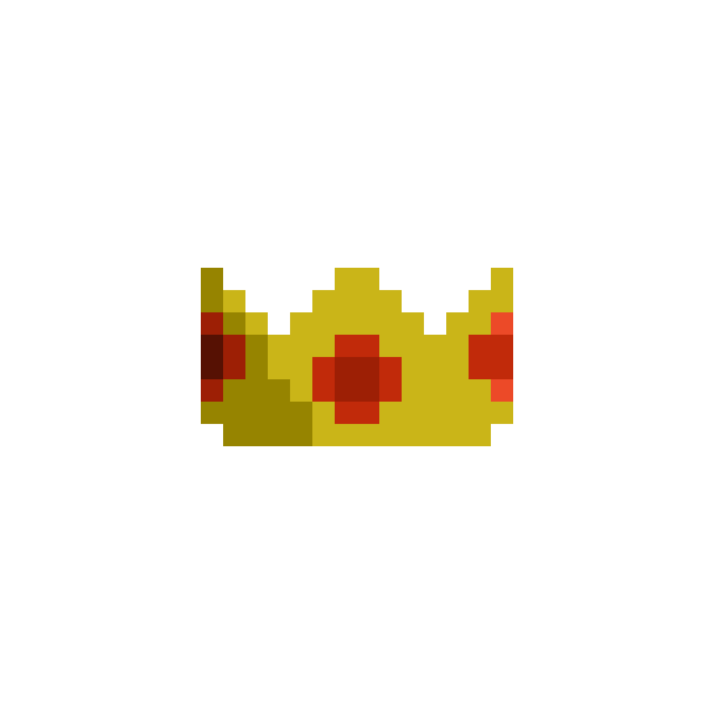 Pixel art crown by Centuria Game Dev