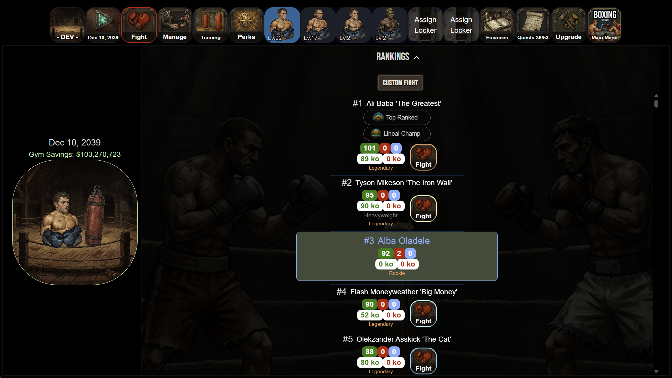 Screenshot 7 for Turn Based Boxing: Tactics
