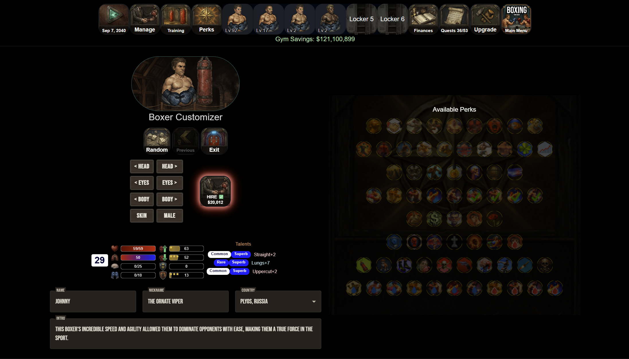 Screenshot 5 for Turn Based Boxing: Tactics