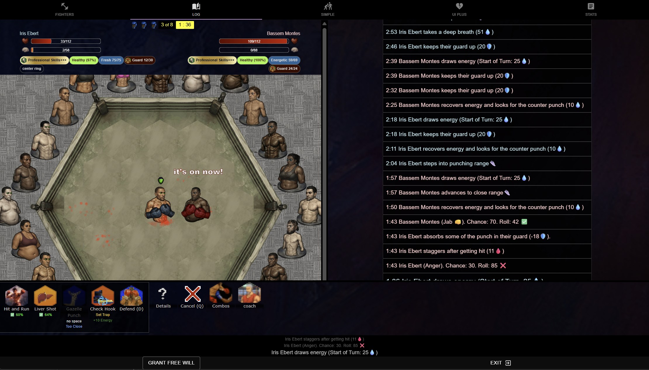 Screenshot 3 for Turn Based Boxing: Tactics