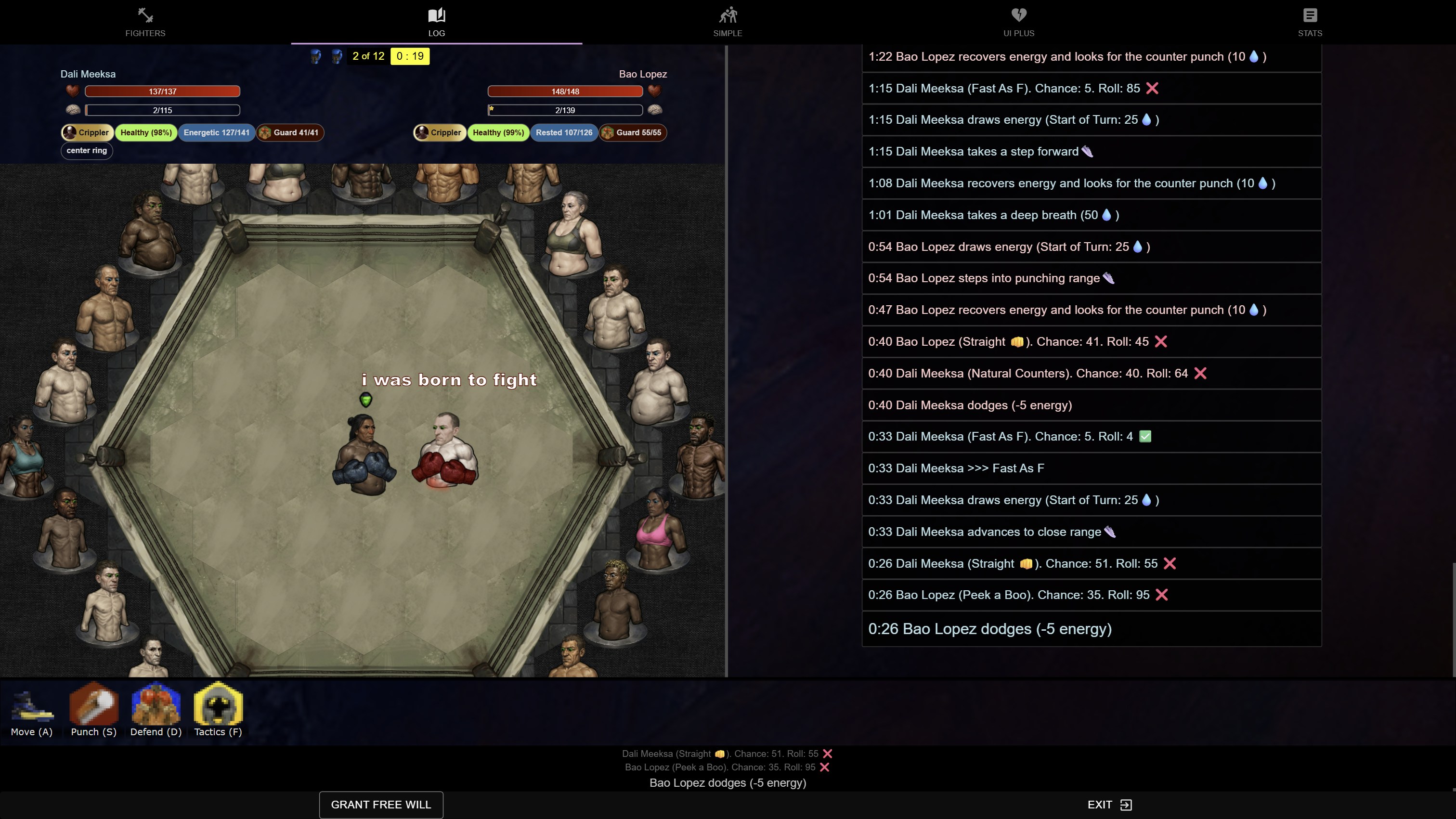 Screenshot 2 for Turn Based Boxing: Tactics