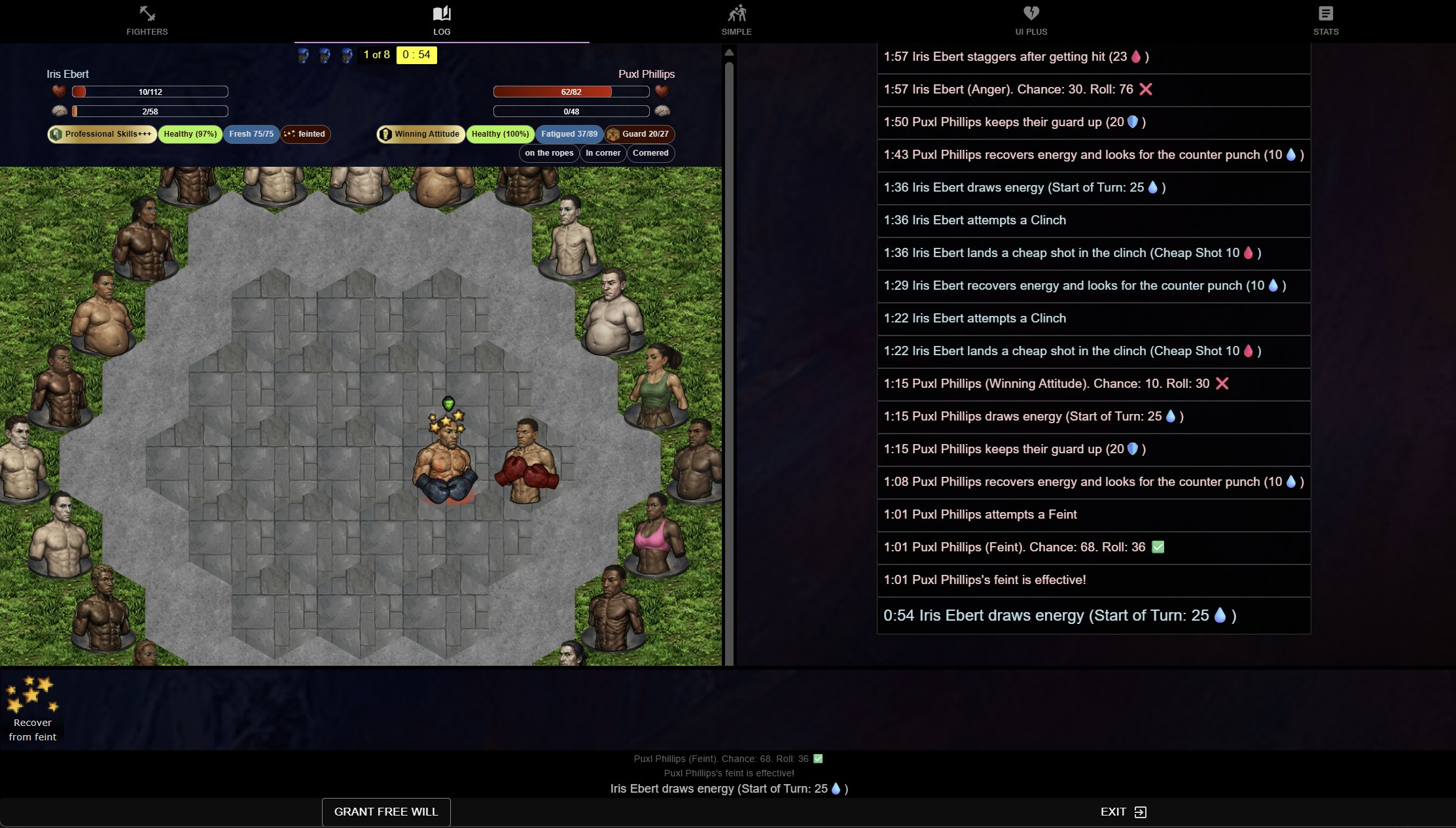 Screenshot 4 for Turn Based Boxing: Tactics