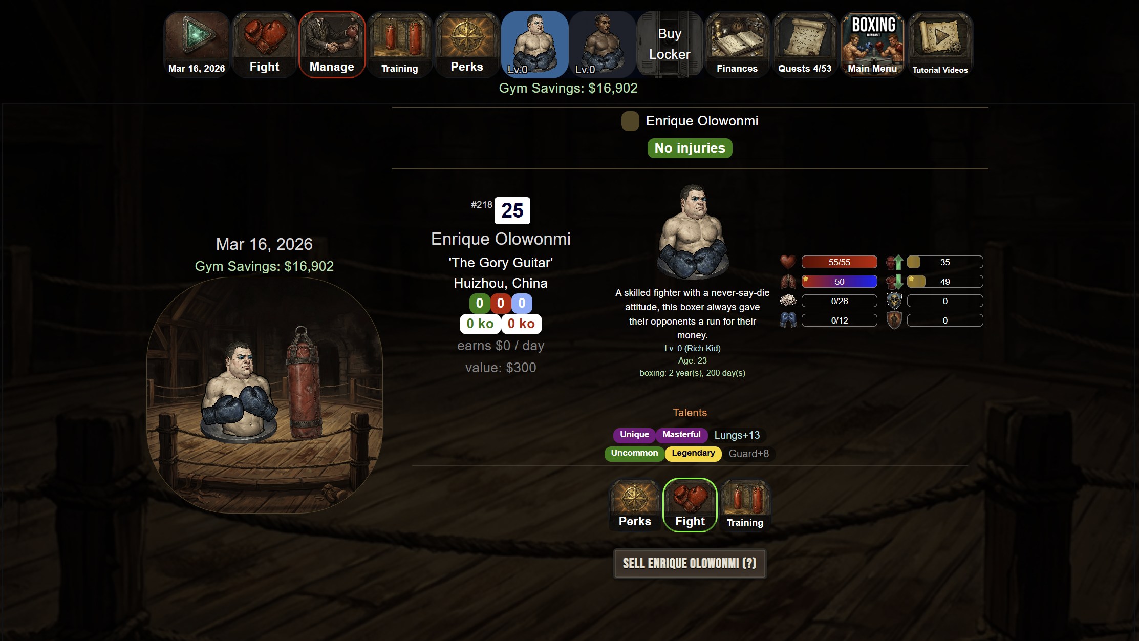 Screenshot 10 for Turn Based Boxing: Tactics