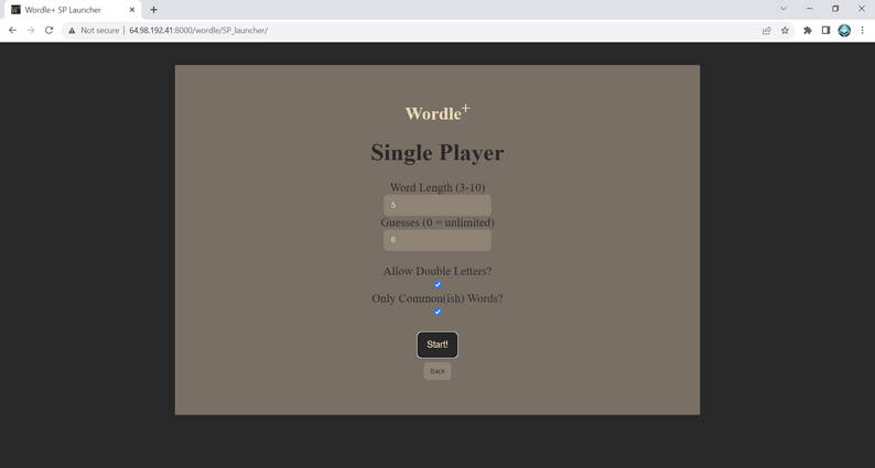 Wordle+ by LelsersLasers