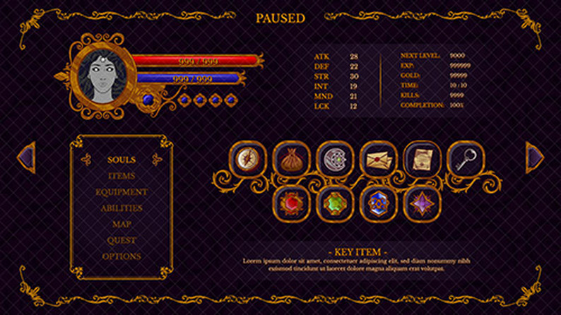 Gothic UI by GabrielaTot