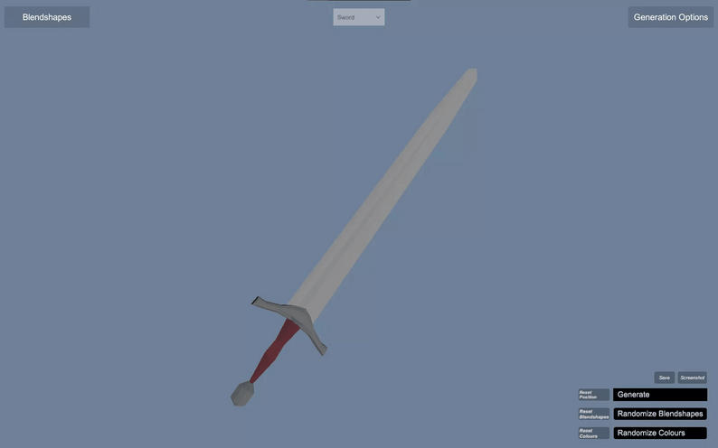 Procedural Weapon Generator Pack | Unity Asset by awtdev