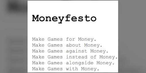 Cover image for Moneyfesto