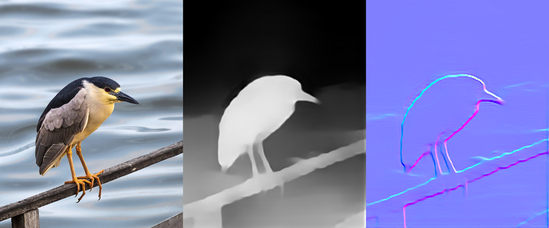 Depth And Normal Maps from Image by samontab