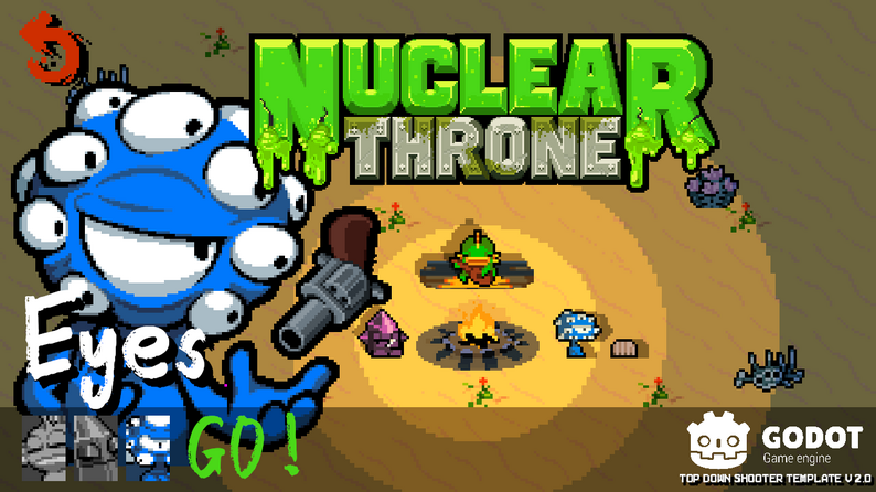 Top Down Shooter Template - Godot by RNB Games