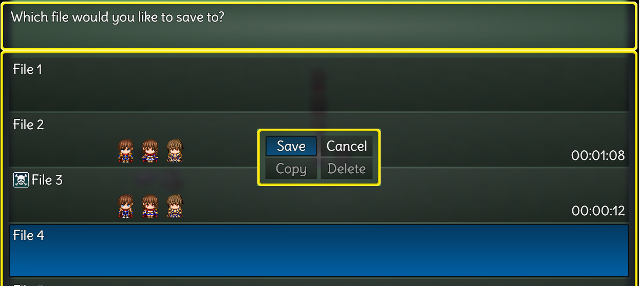 Screenshot 4 for Hakuen Studio Save File Manager for RPG Maker MZ