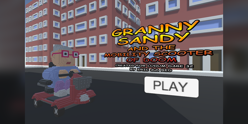 Cover image for Granny Sandy and the Mobility Scooter of Doom
